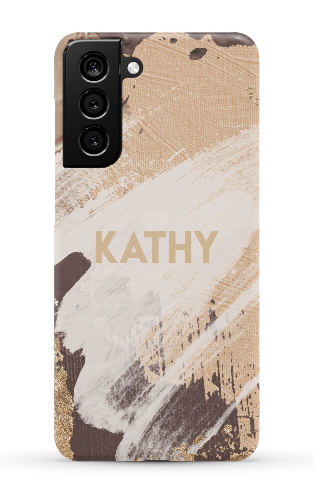 Personalized Beige Paint Phone Case