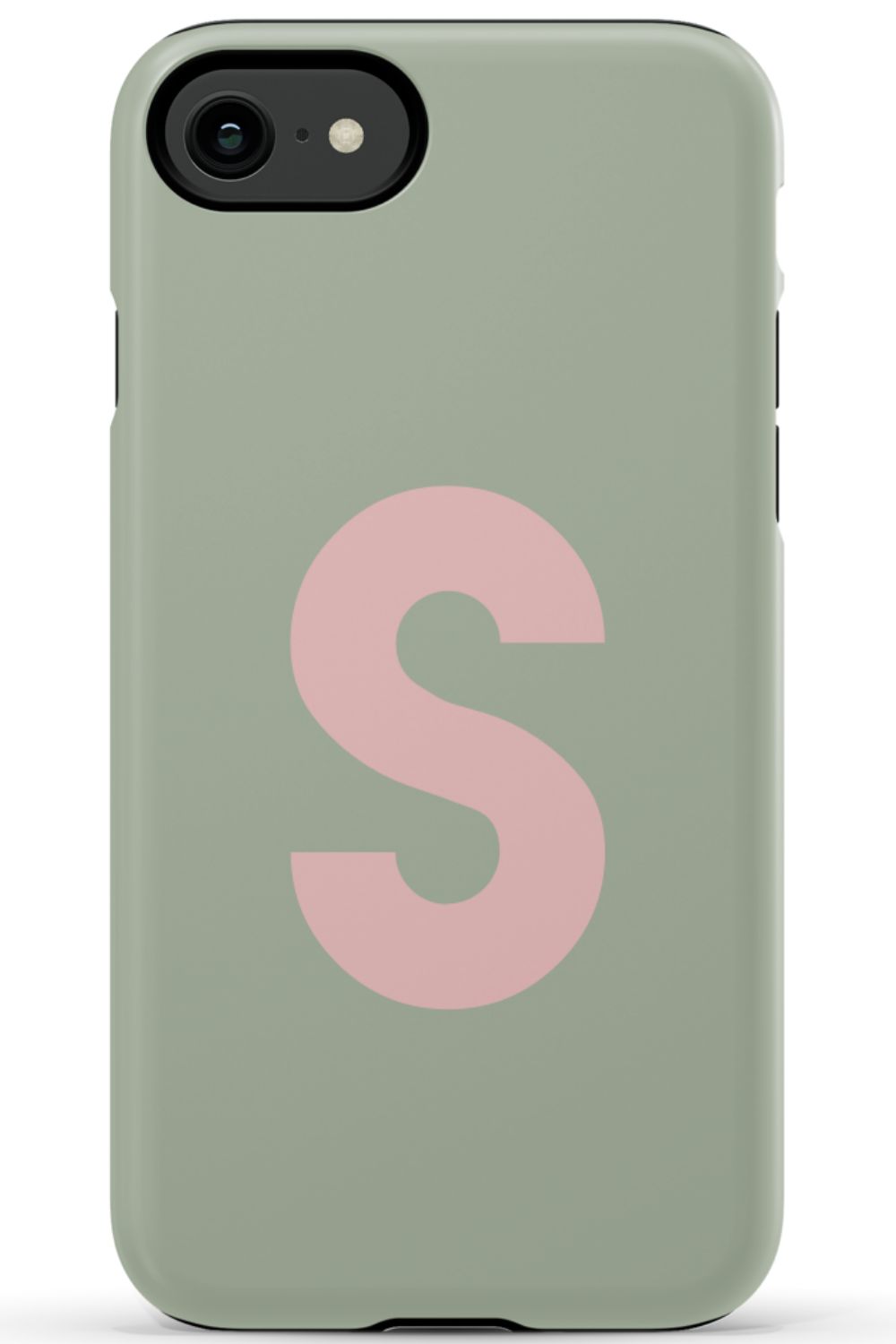 Nude Green Monogram Phone Case