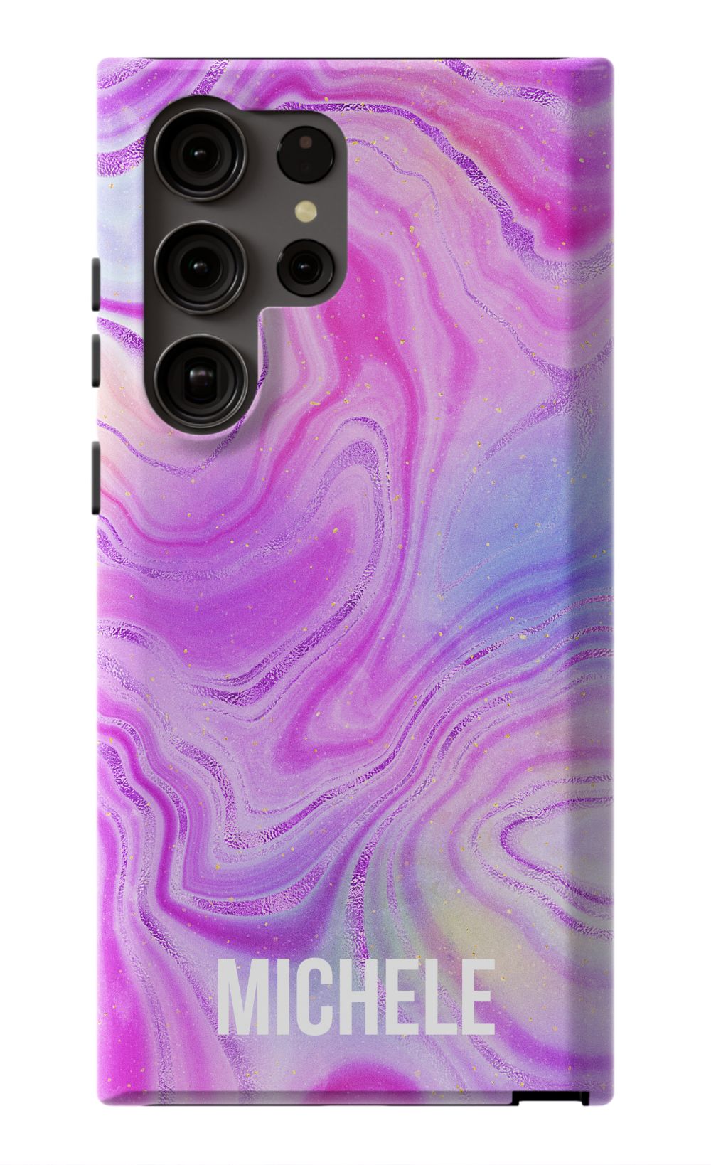 Personalized Pink Neon Emerald Phone Case