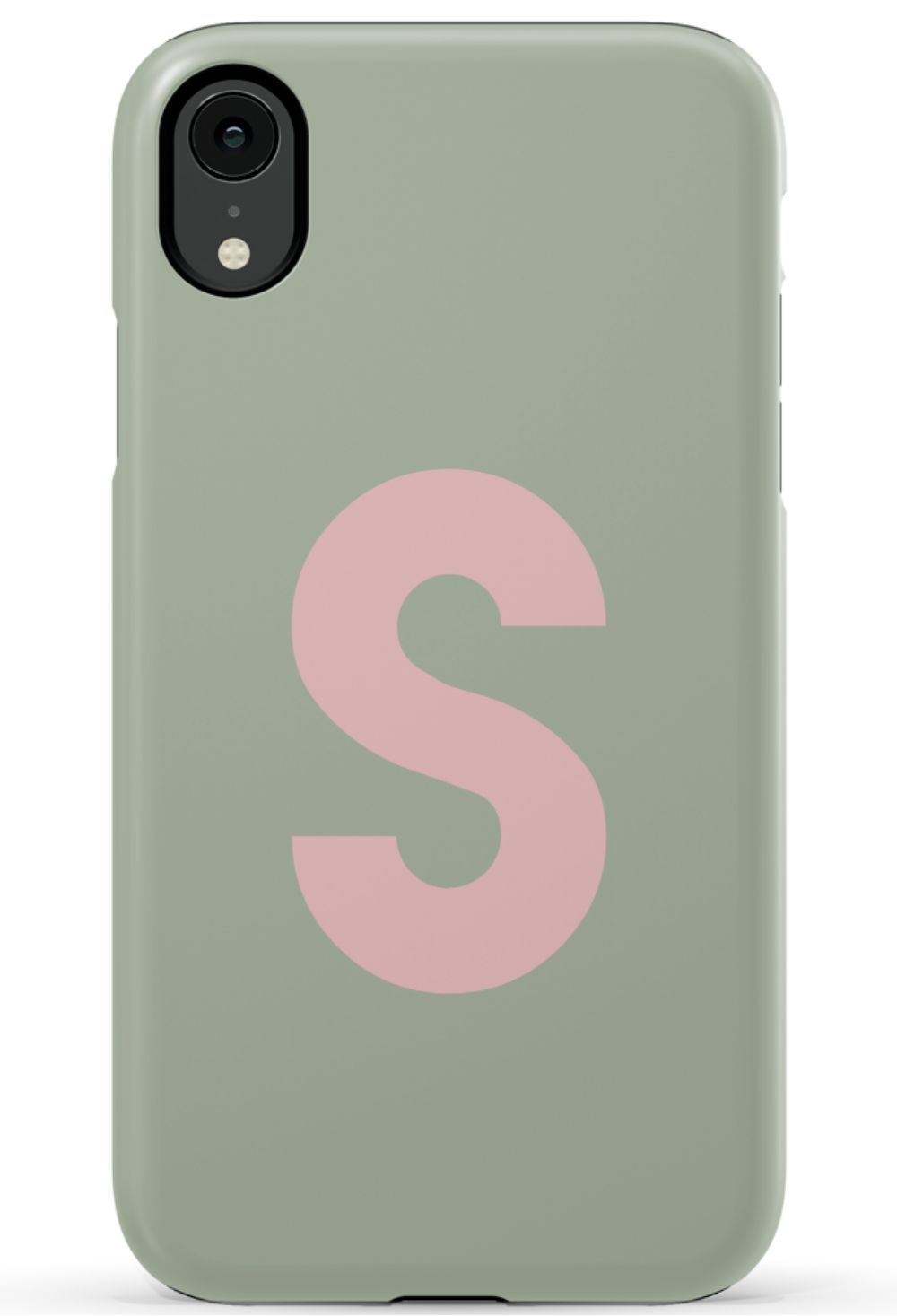 Nude Green Monogram Phone Case