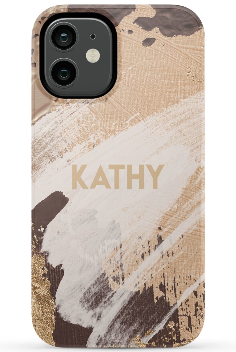 Personalized Beige Paint Phone Case