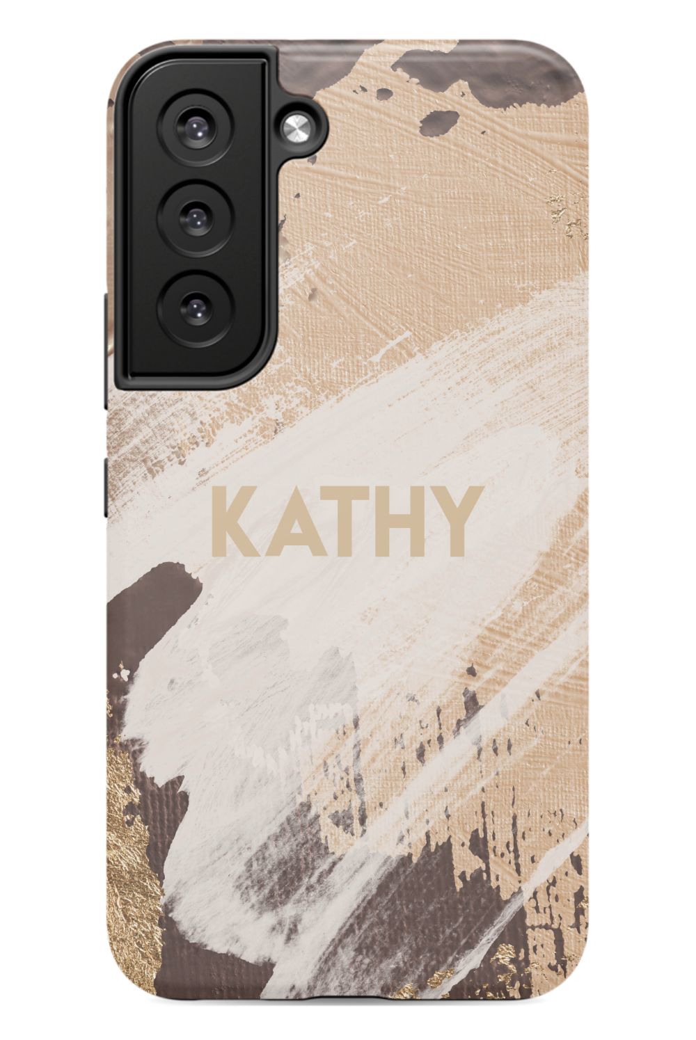 Personalized Beige Paint Phone Case
