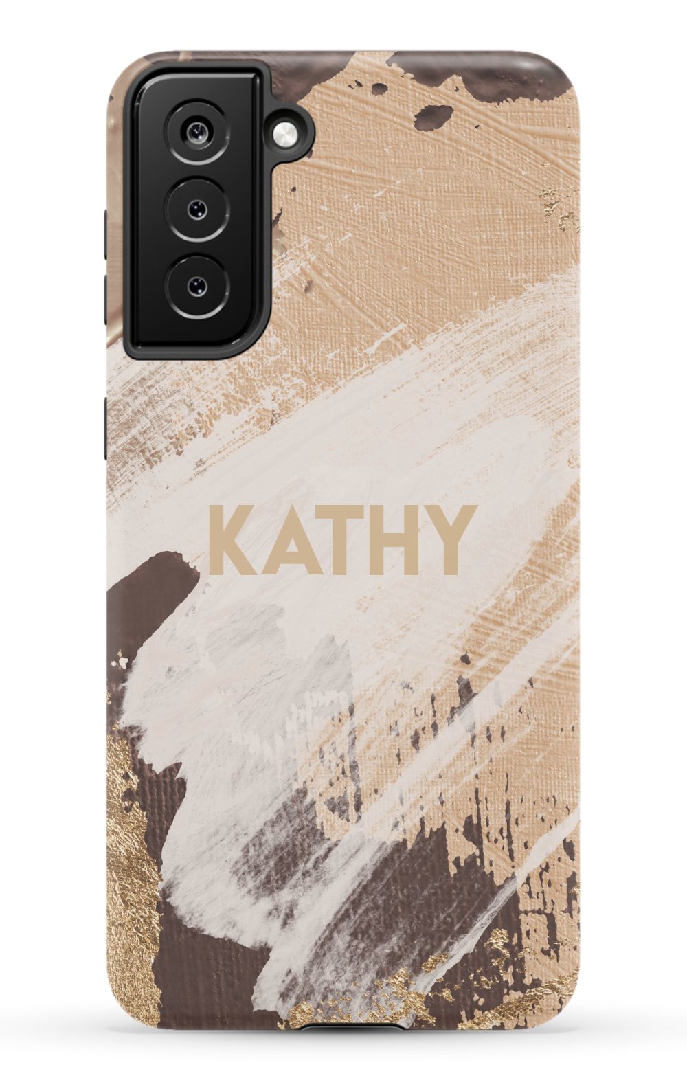 Personalized Beige Paint Phone Case