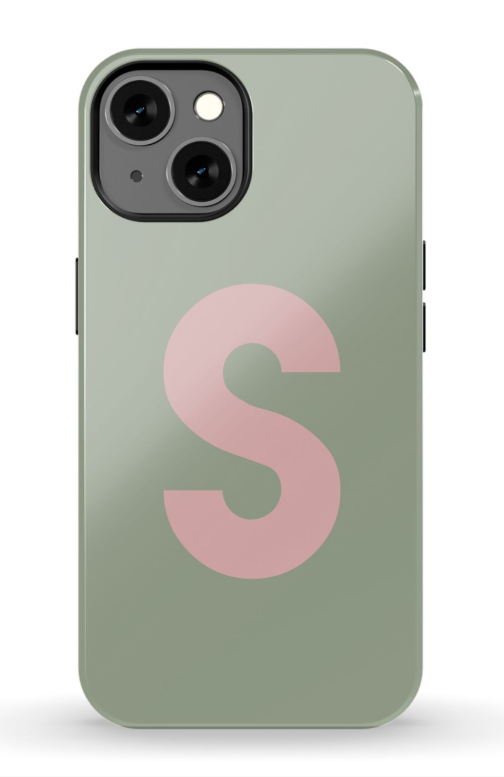 Nude Green Monogram Phone Case