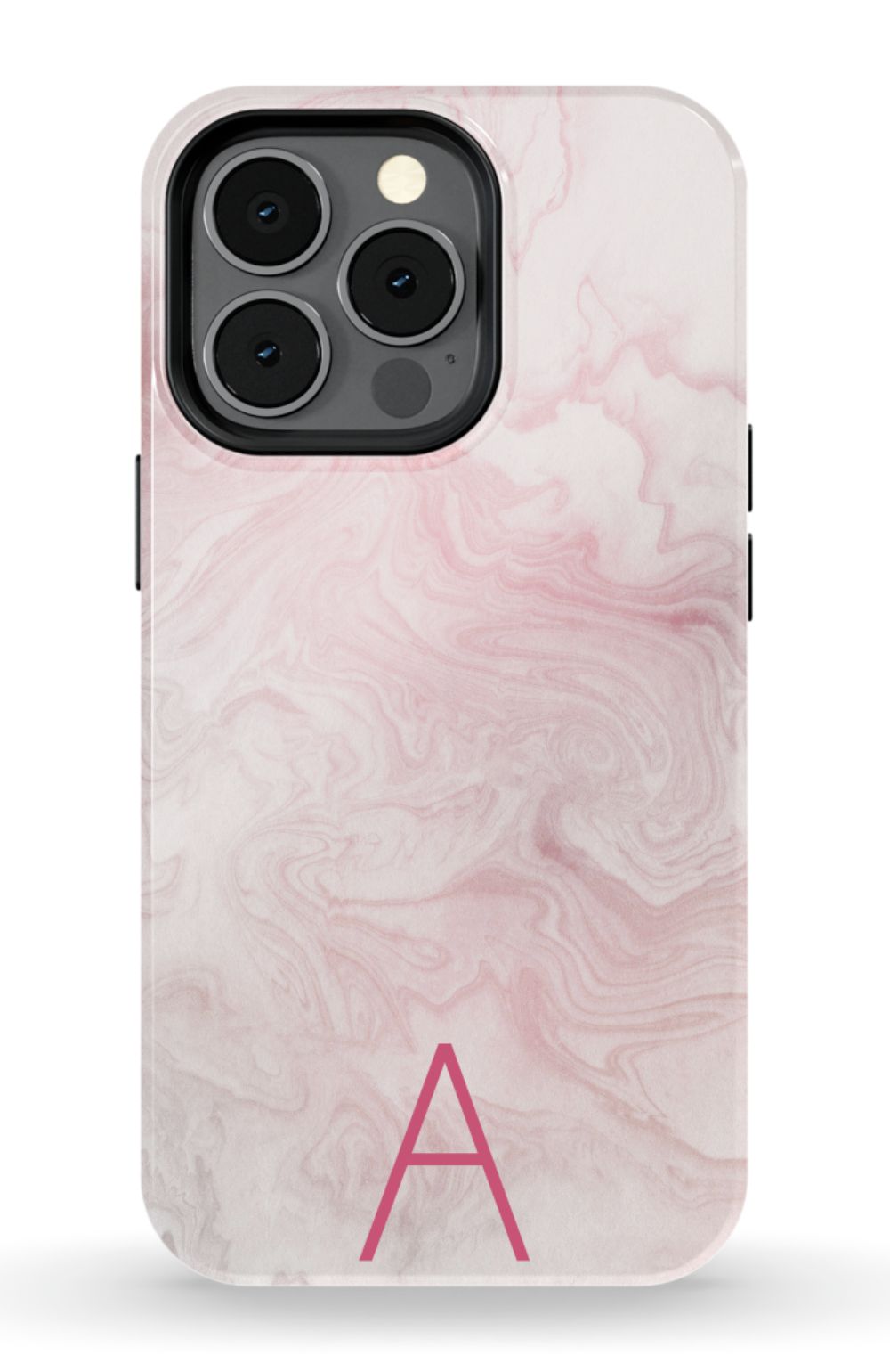 Pink Waves Monogram Phone Case