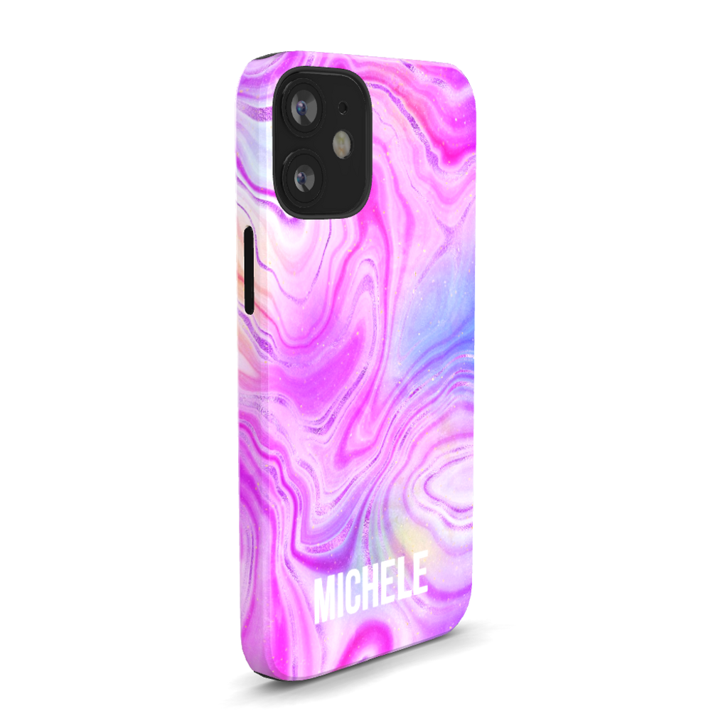 Personalized Pink Neon Emerald Phone Case