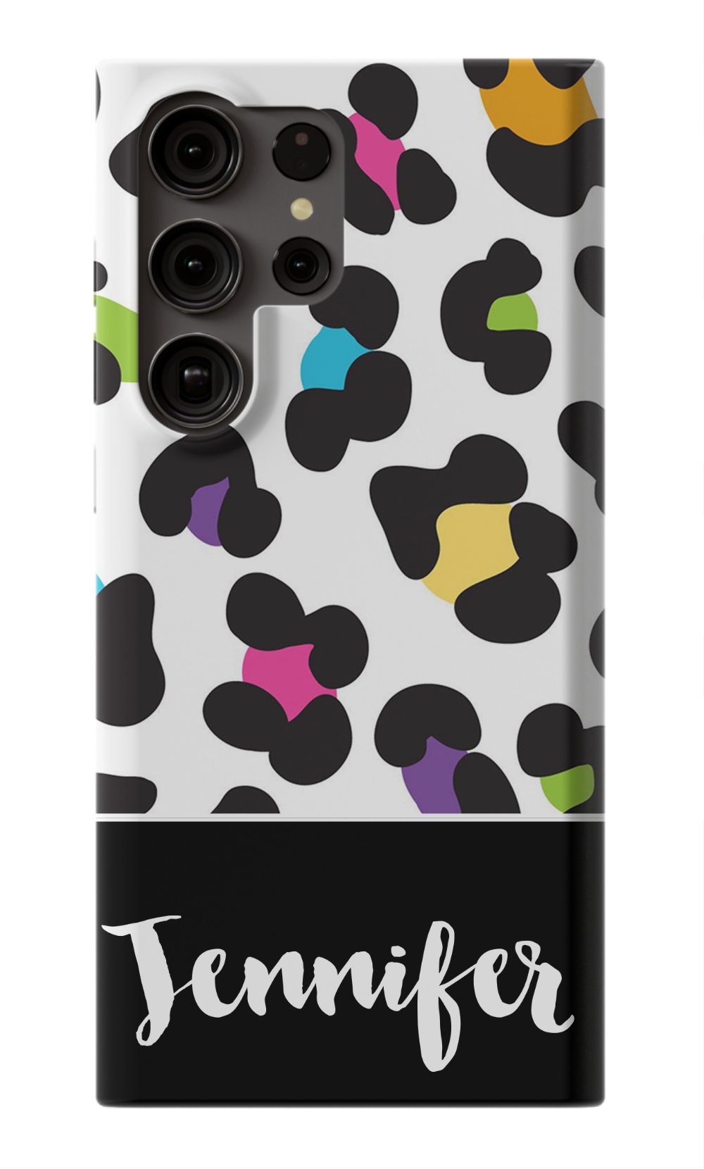 Personalized Colorful Leopard Phone Case