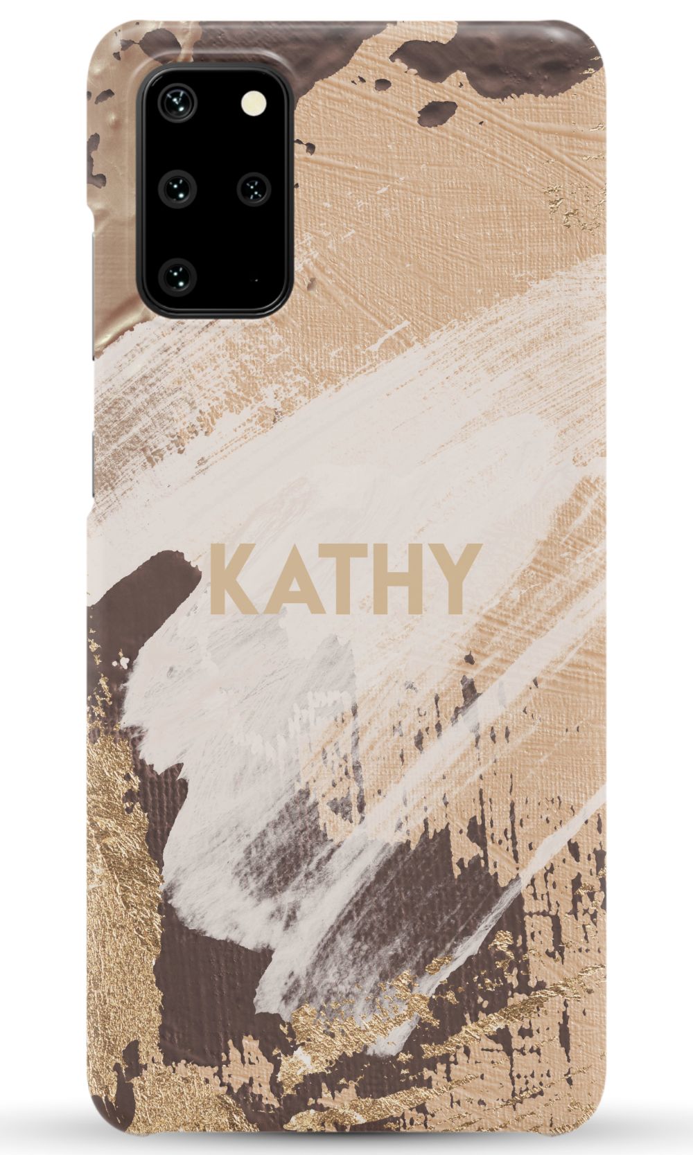 Personalized Beige Paint Phone Case
