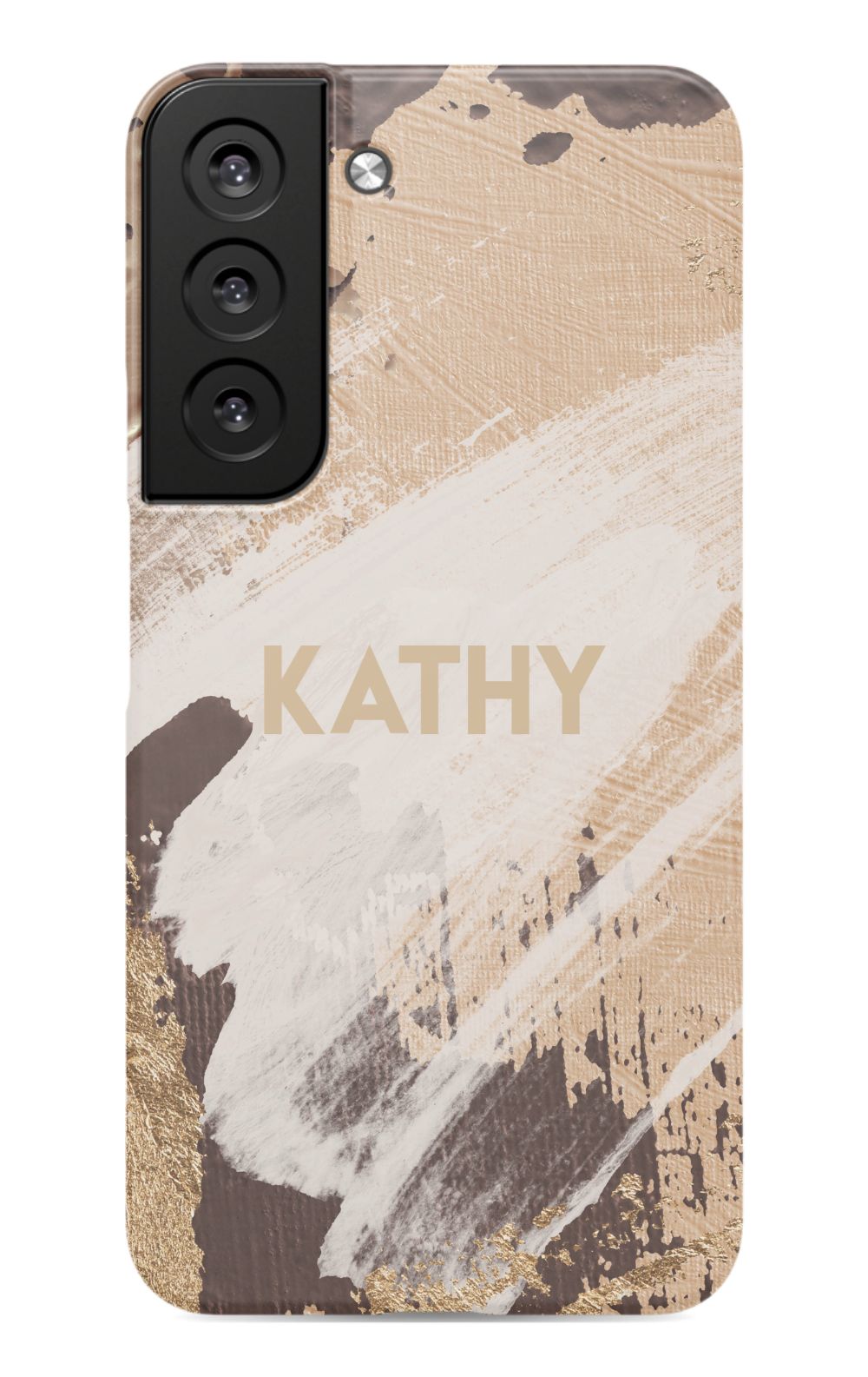 Personalized Beige Paint Phone Case