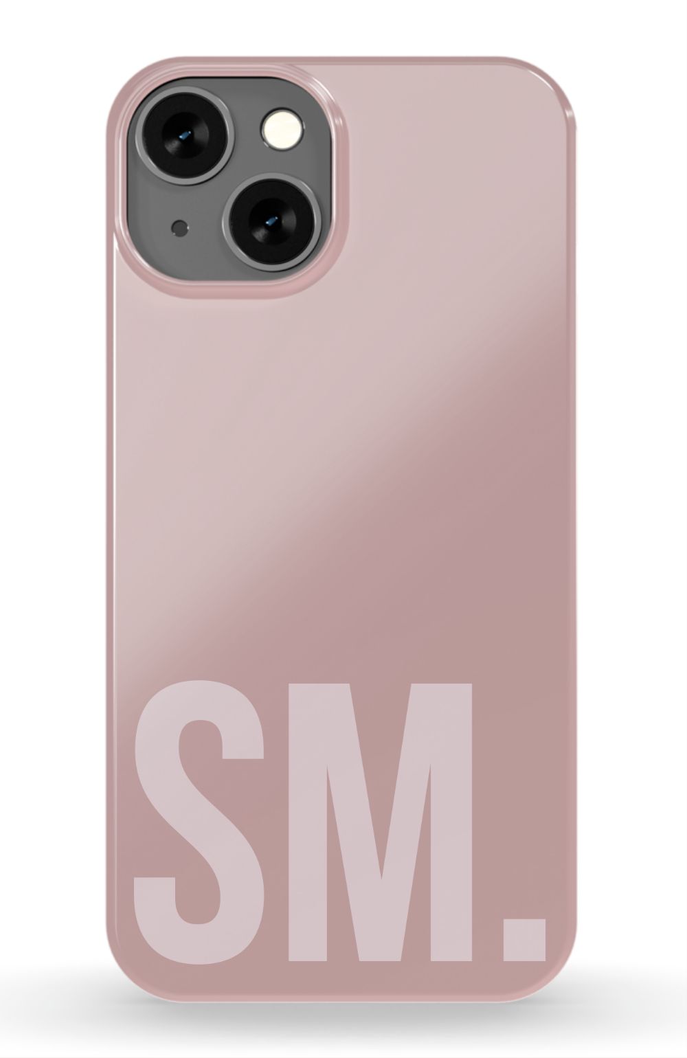 Nude Pink Personalized Monogram Phone Case