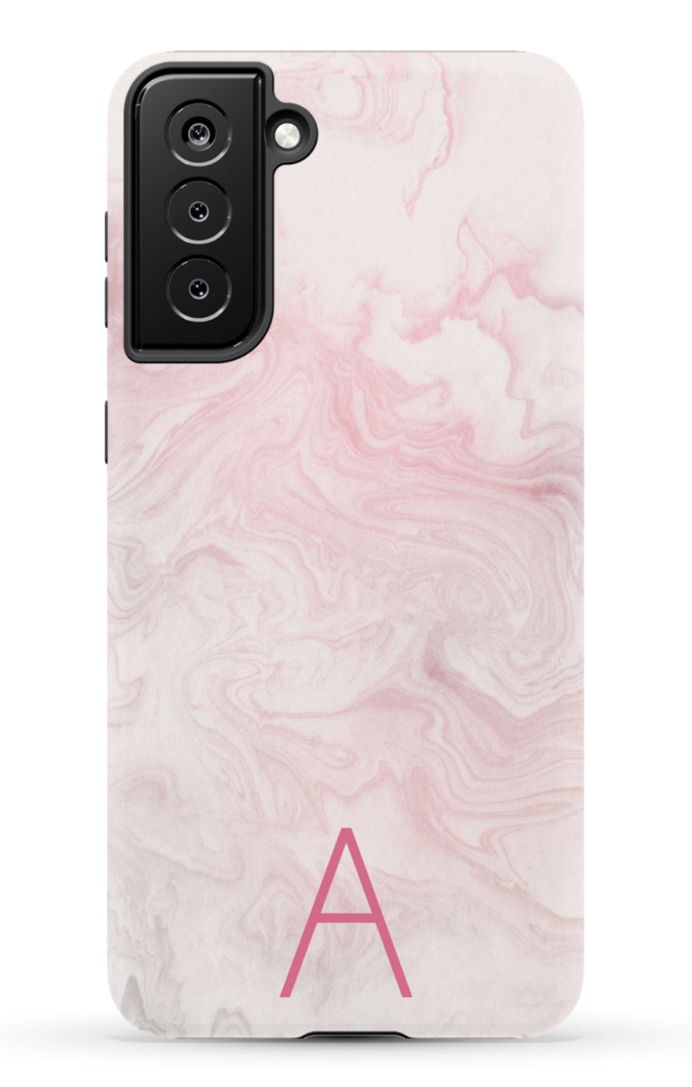 Pink Waves Monogram Phone Case