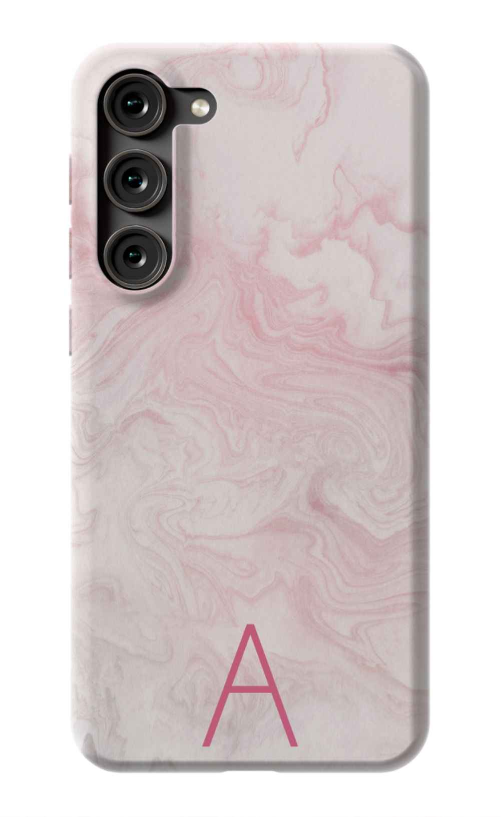 Pink Waves Monogram Phone Case