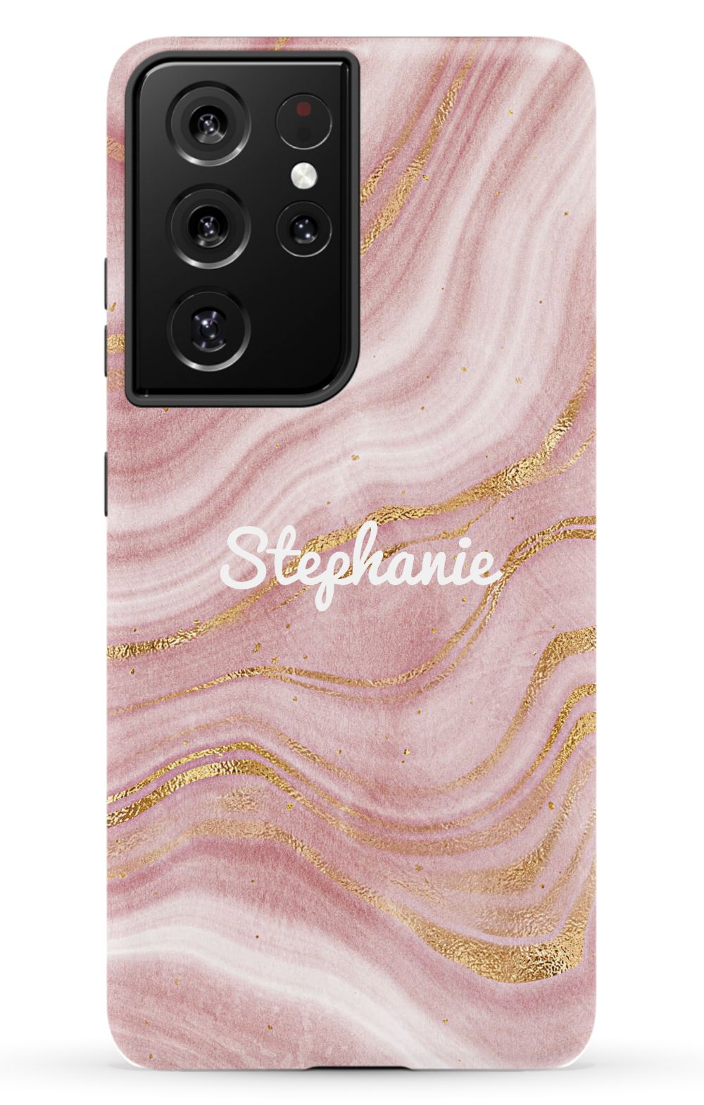 Personalized Pink Gold Emerald Phone Case