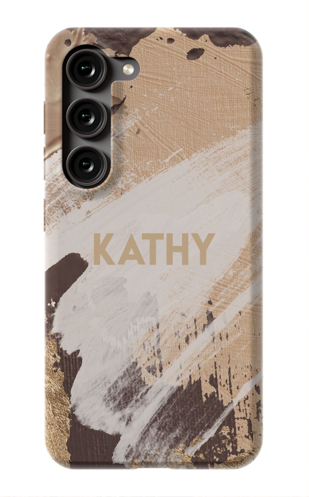 Personalized Beige Paint Phone Case