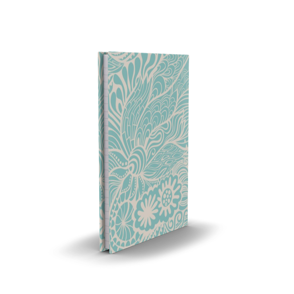 Wavy Teal Personalized Journal