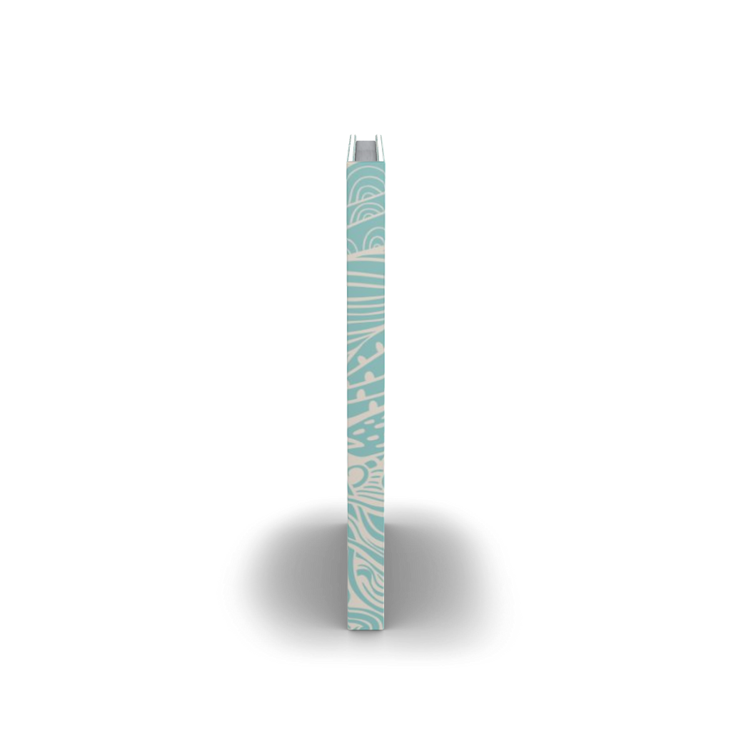 Wavy Teal Personalized Journal