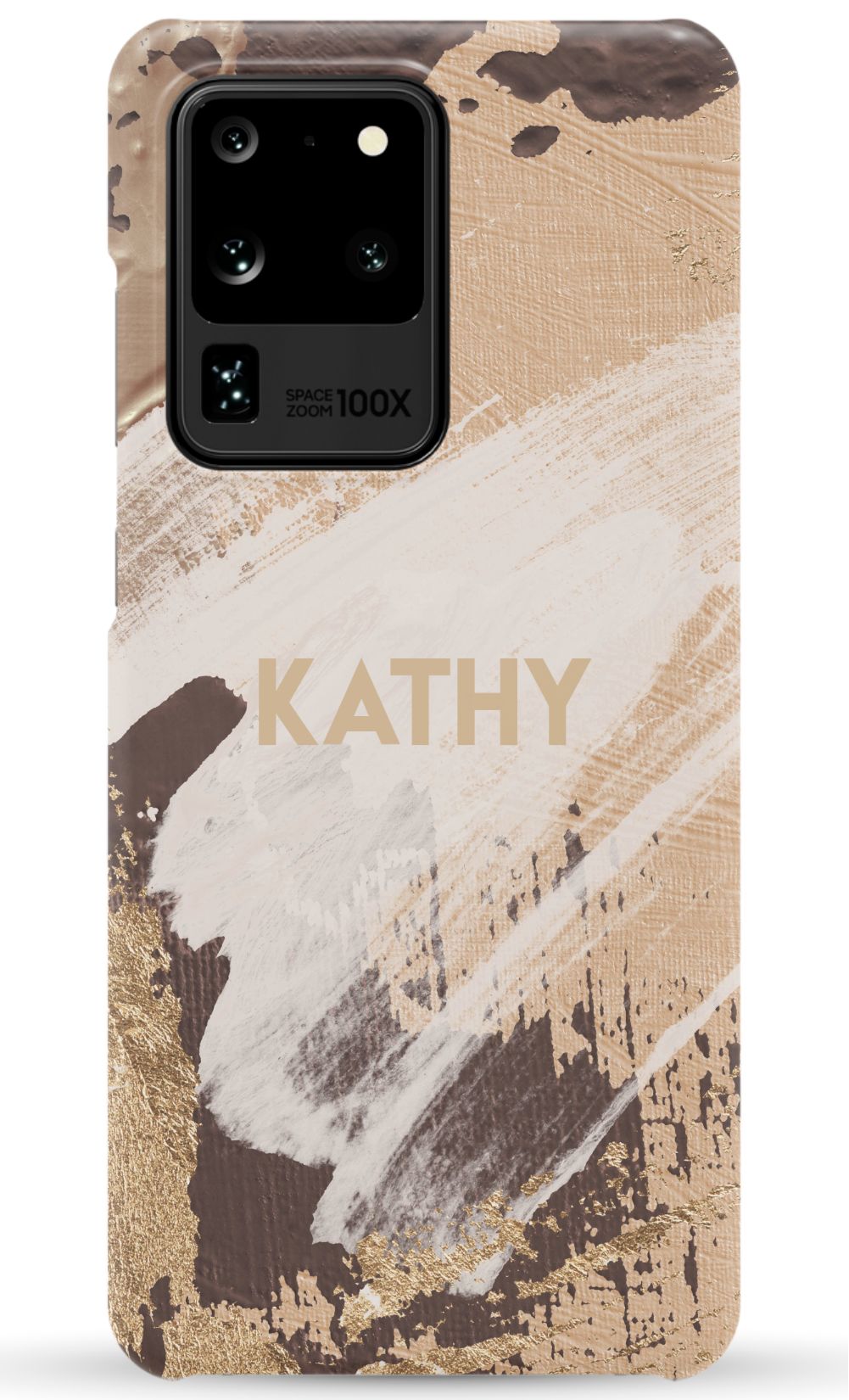 Personalized Beige Paint Phone Case