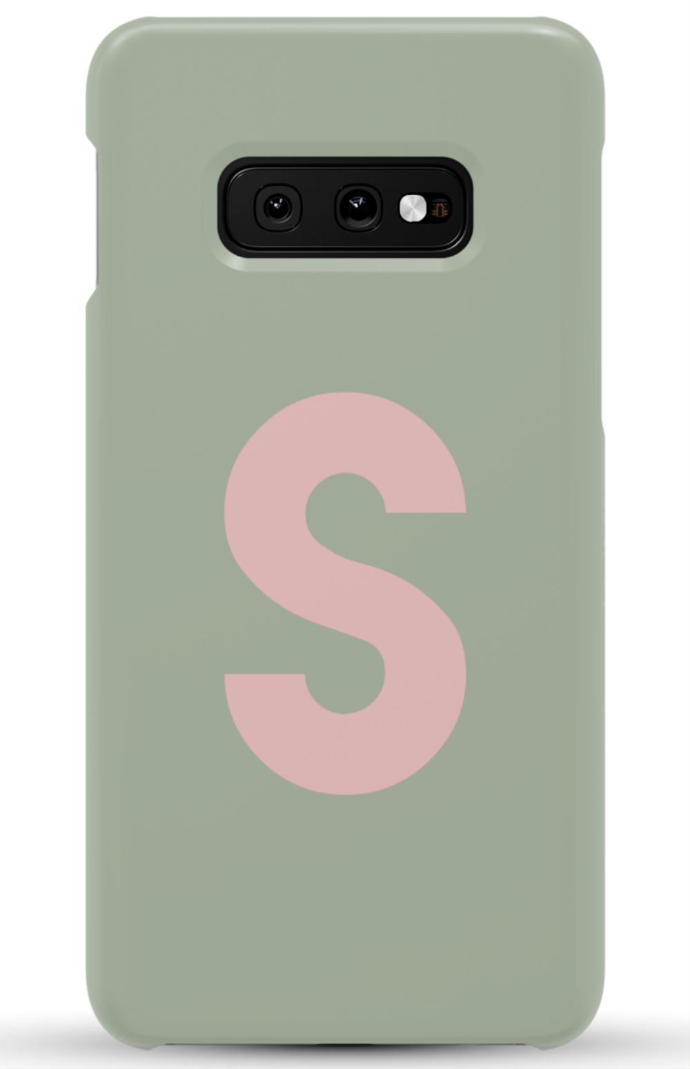Nude Green Monogram Phone Case