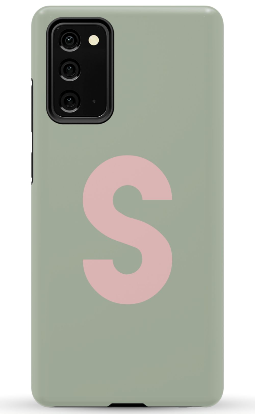 Nude Green Monogram Phone Case
