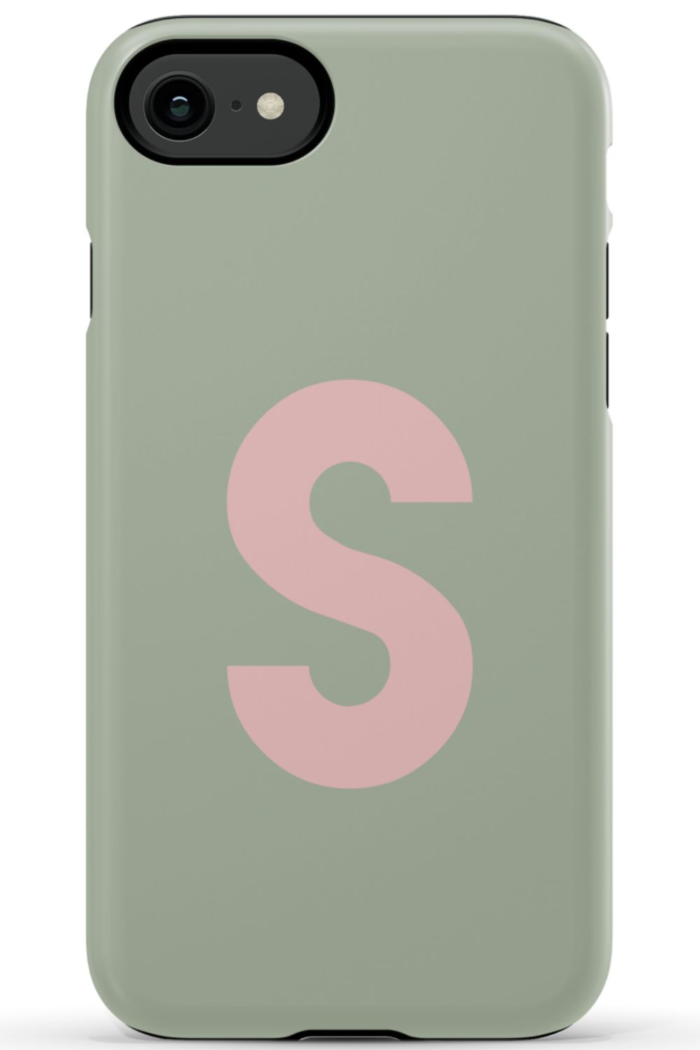 Nude Green Monogram Phone Case
