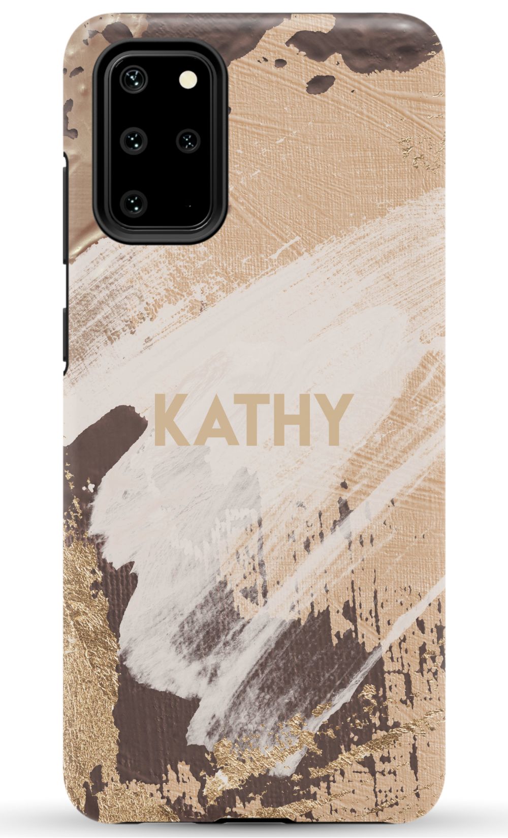 Personalized Beige Paint Phone Case