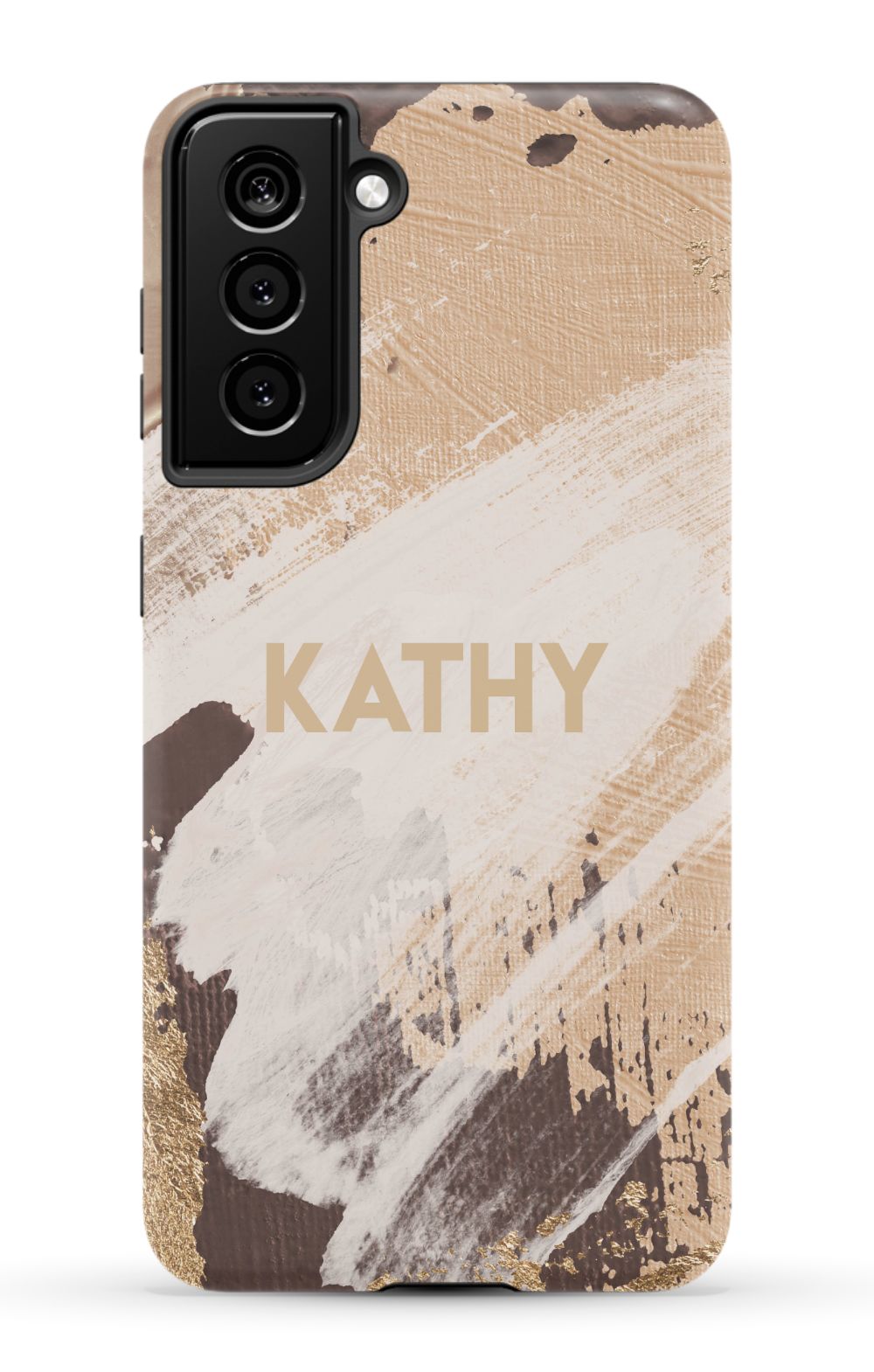 Personalized Beige Paint Phone Case