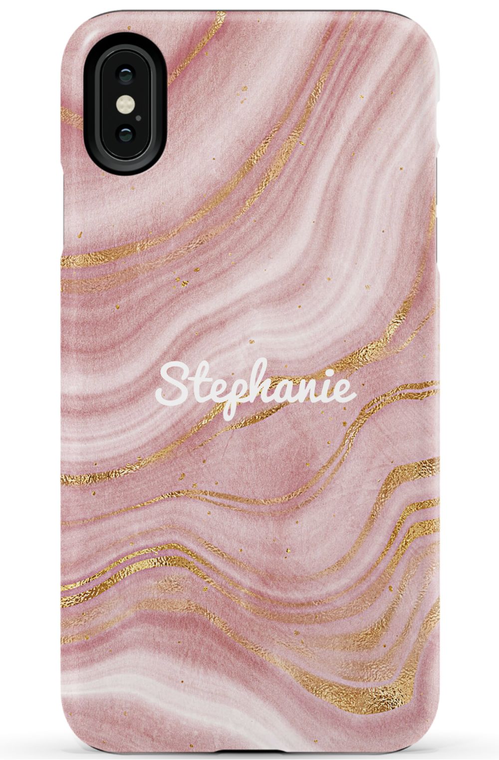 Personalized Pink Gold Emerald Phone Case