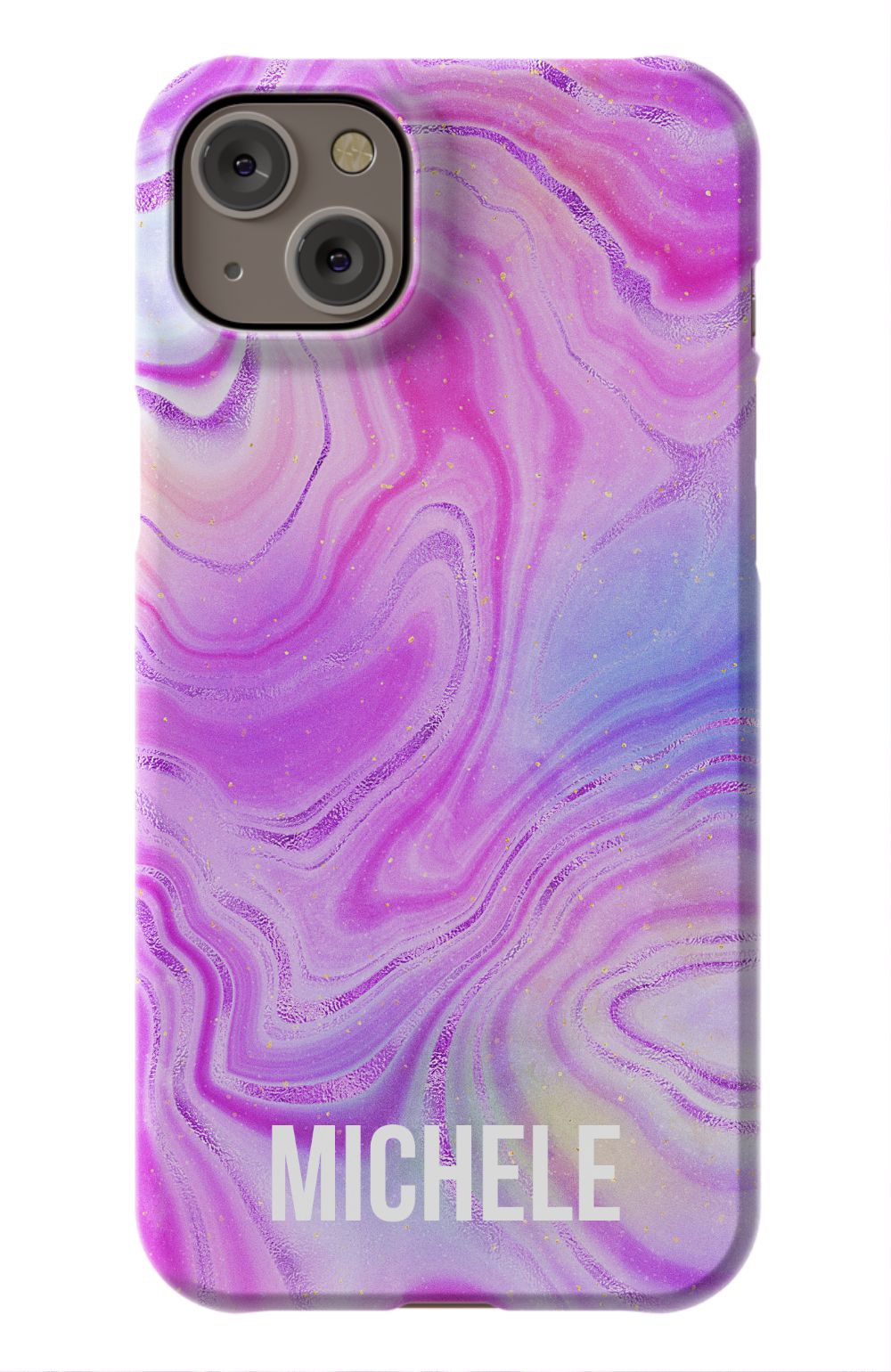 Personalized Pink Neon Emerald Phone Case