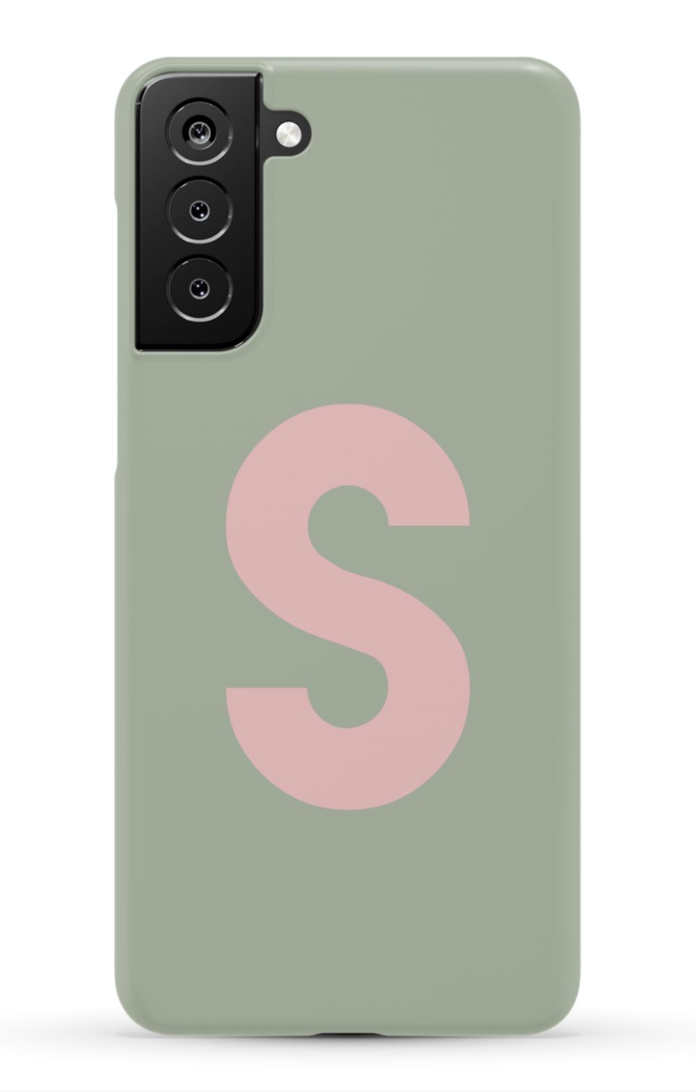 Nude Green Monogram Phone Case