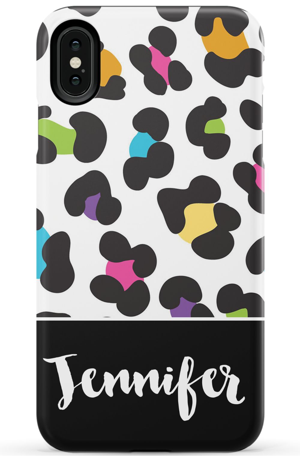 Personalized Colorful Leopard Phone Case