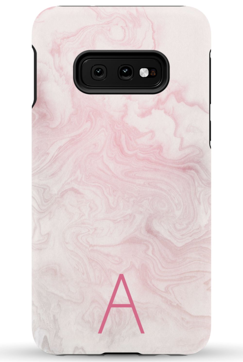 Pink Waves Monogram Phone Case