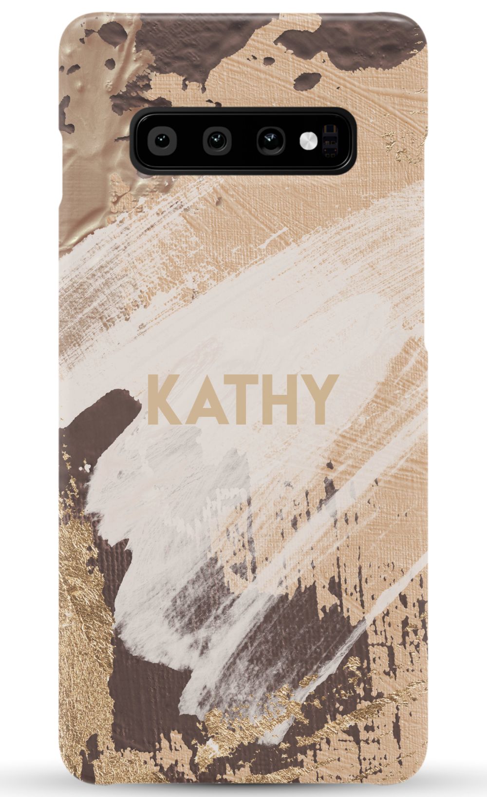 Personalized Beige Paint Phone Case