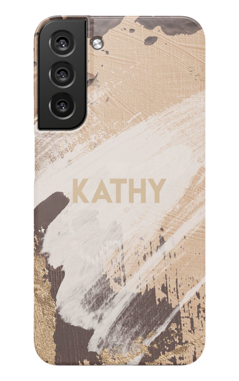 Personalized Beige Paint Phone Case