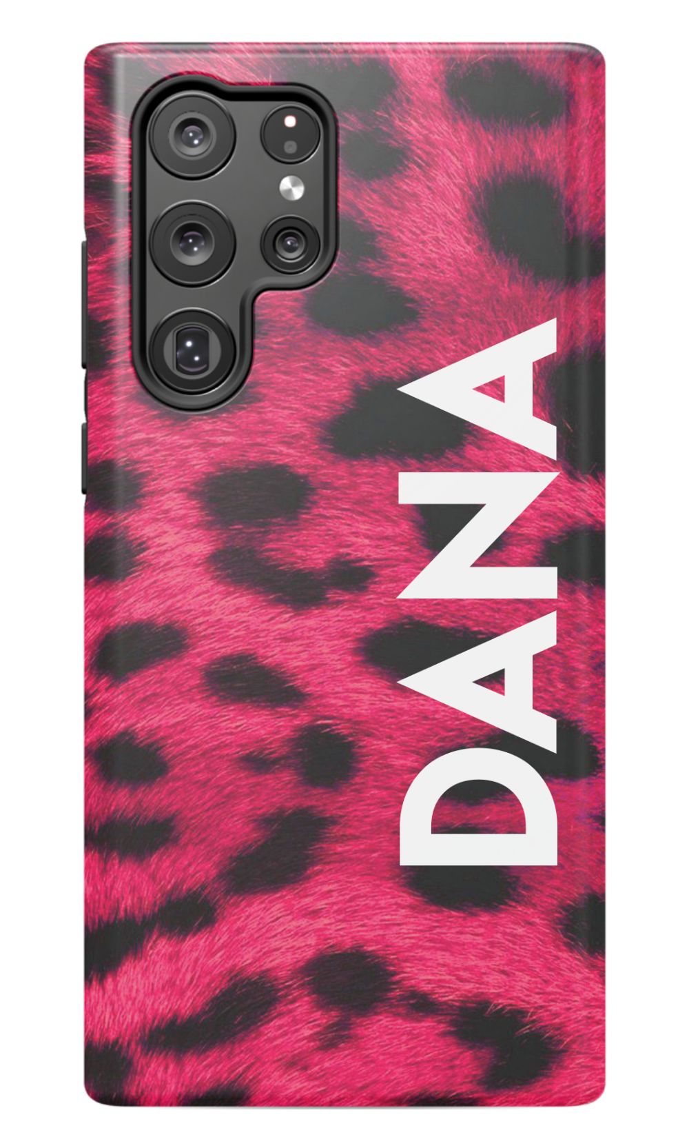 Personalized Pink Leopard Phone Case