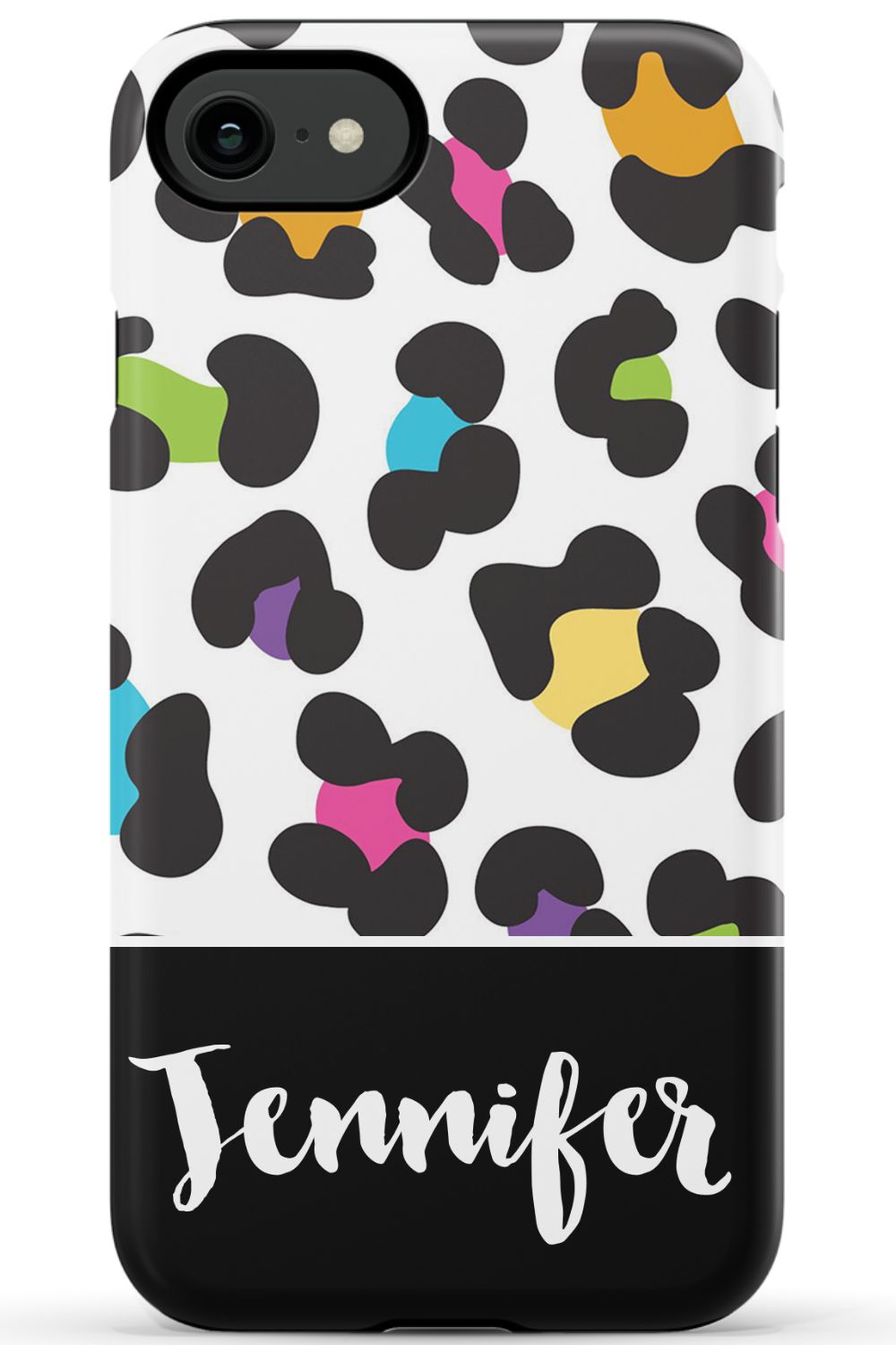 Personalized Colorful Leopard Phone Case