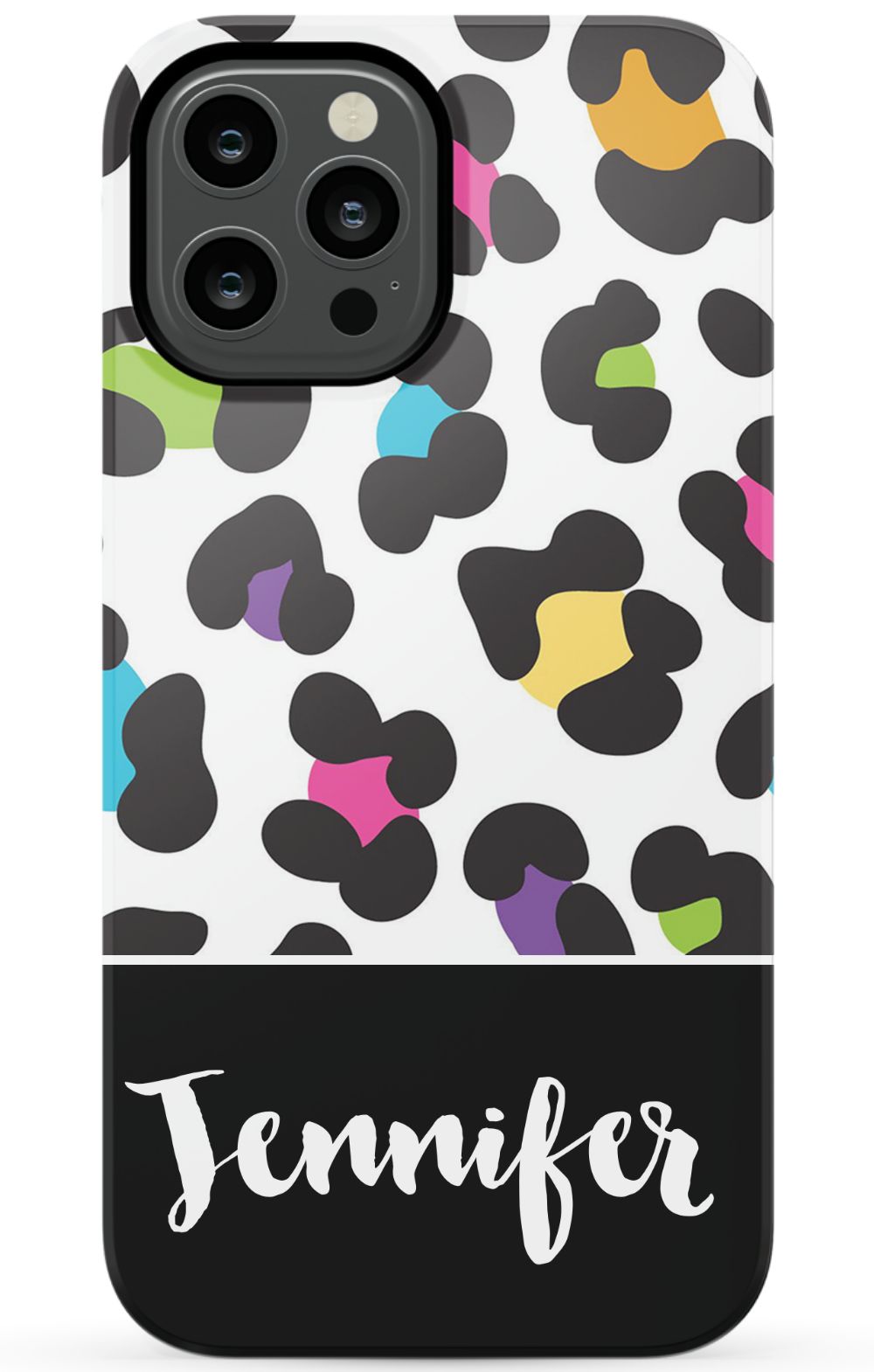 Personalized Colorful Leopard Phone Case