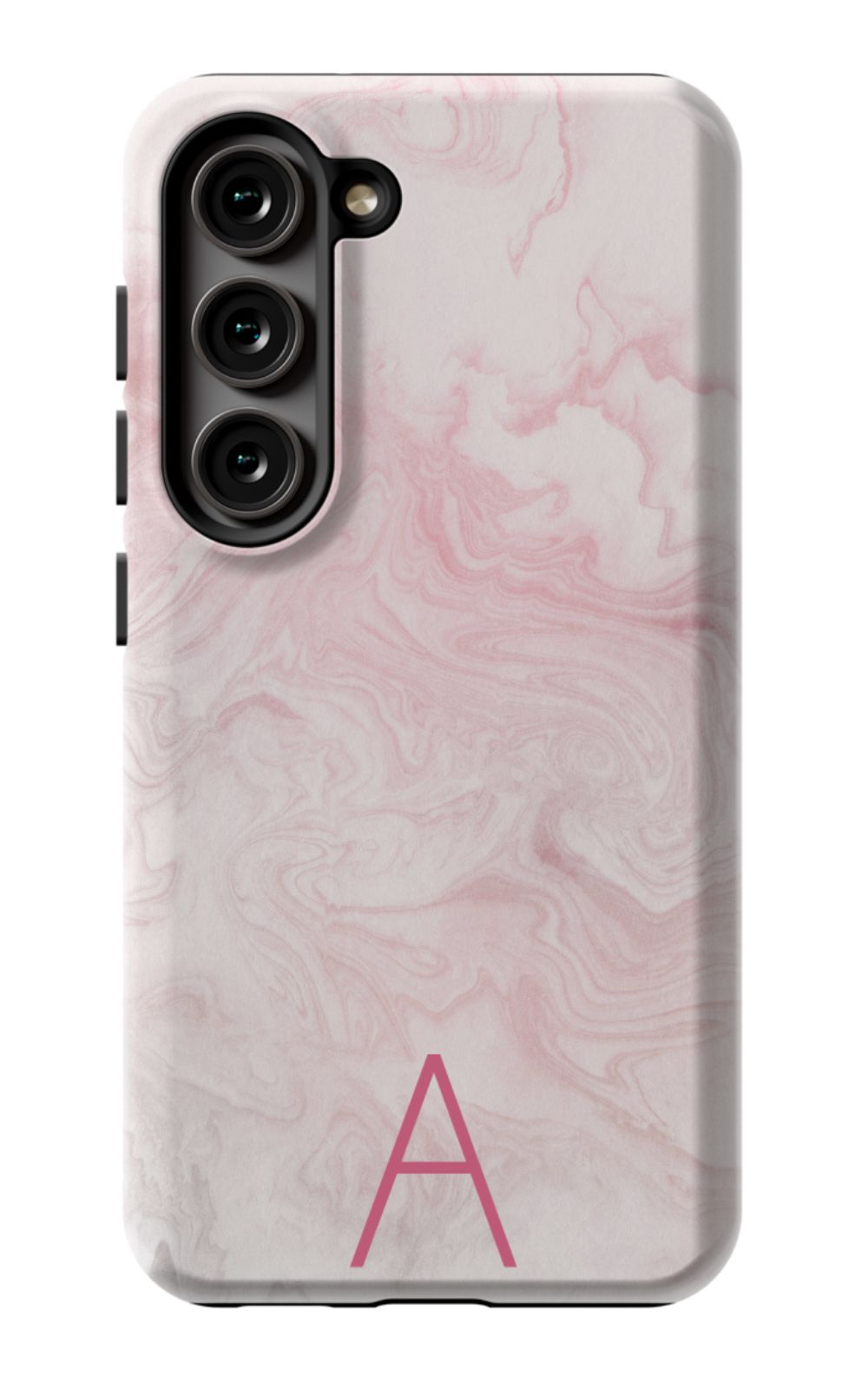 Pink Waves Monogram Phone Case