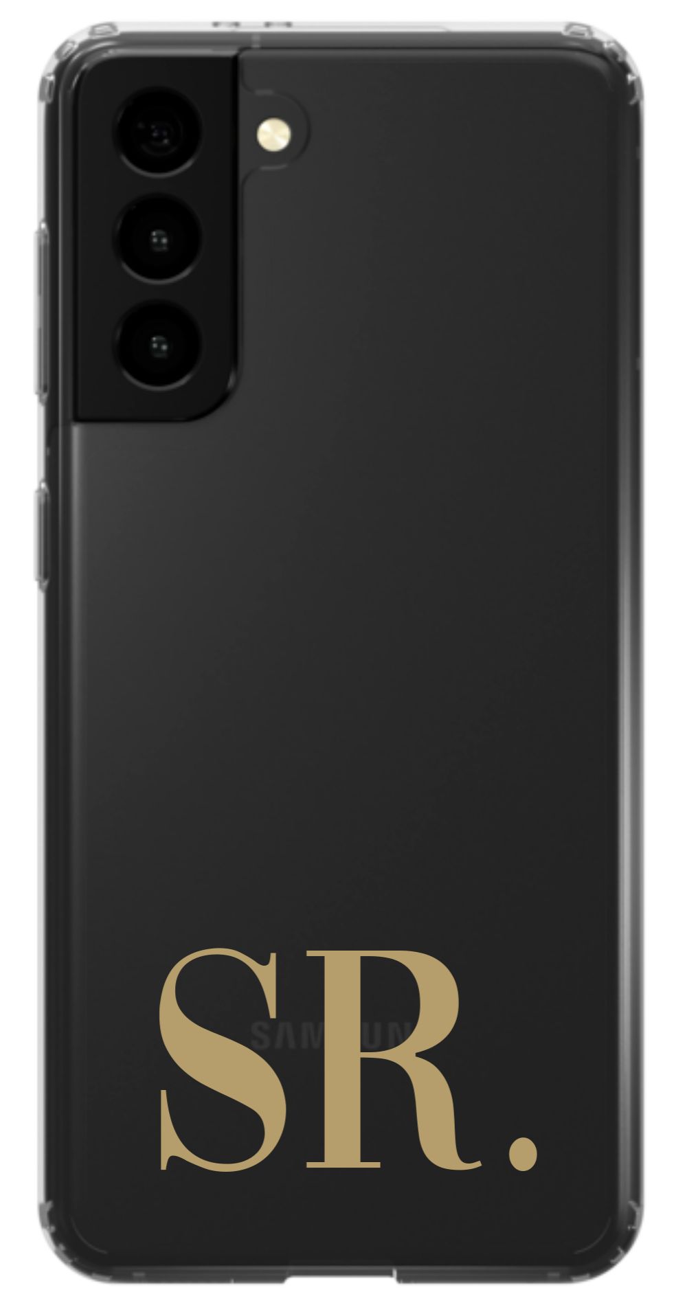 Your Initials on Clear Phone Case