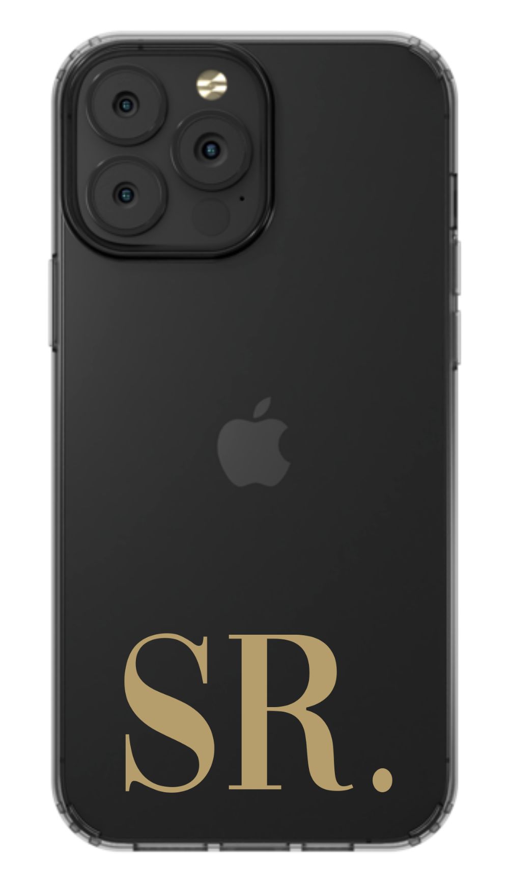 Your Initials on Clear Phone Case