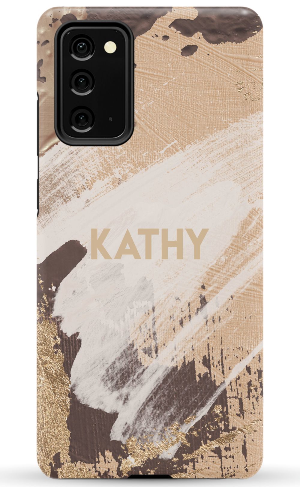 Personalized Beige Paint Phone Case