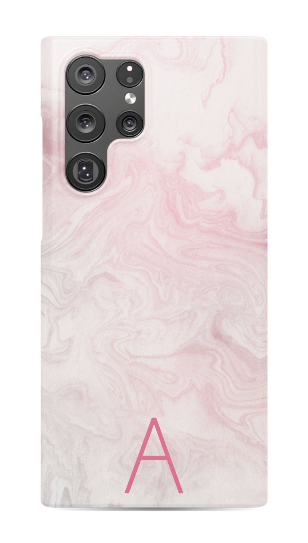 Pink Waves Monogram Phone Case