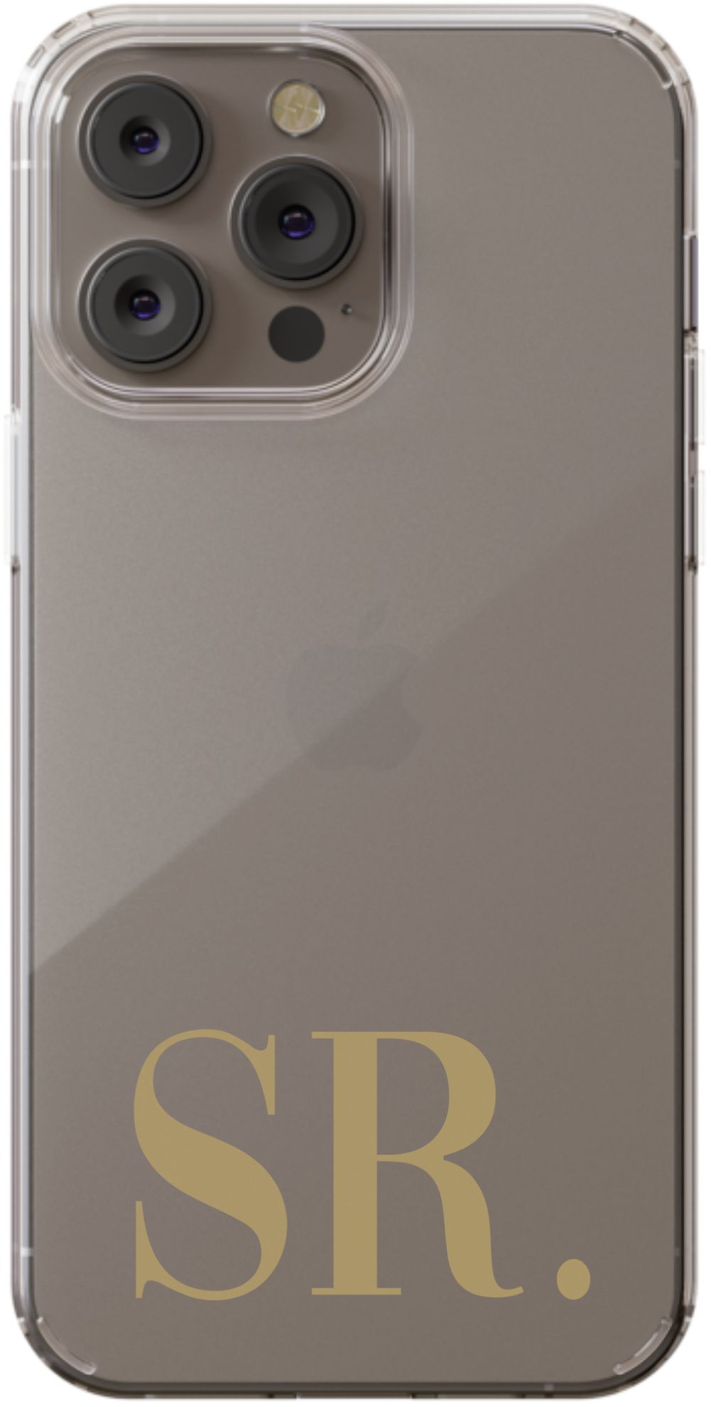 Your Initials on Clear Phone Case