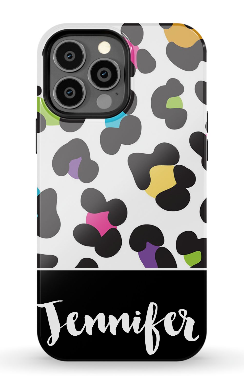 Personalized Colorful Leopard Phone Case