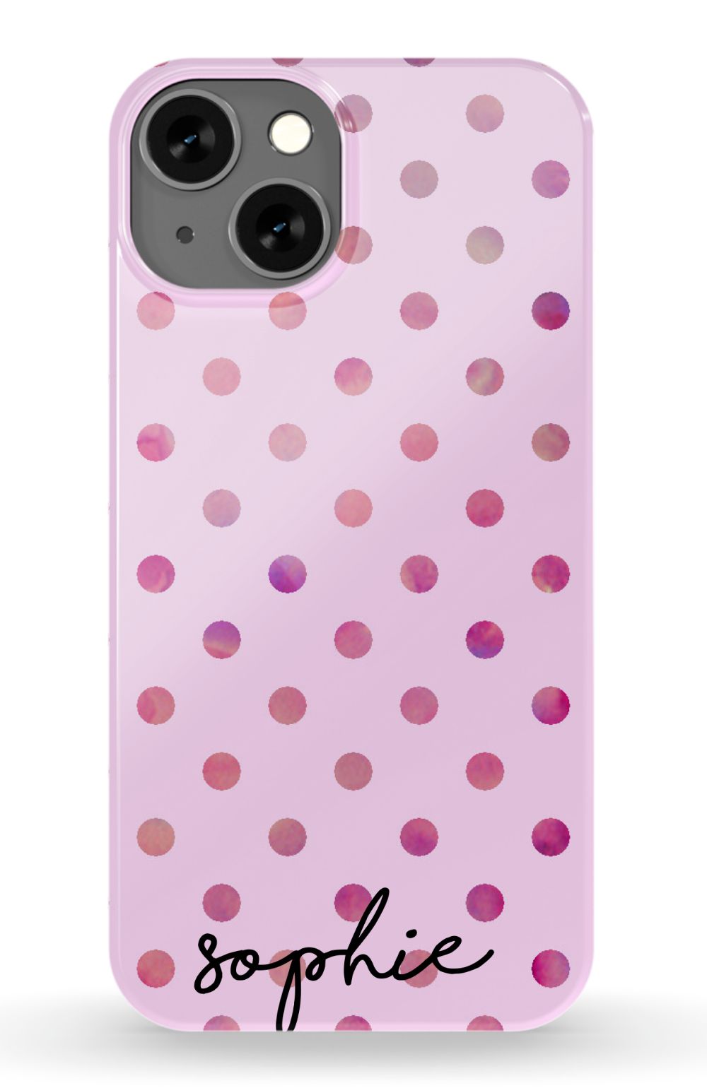 Personalized Colorful Polka Phone Case