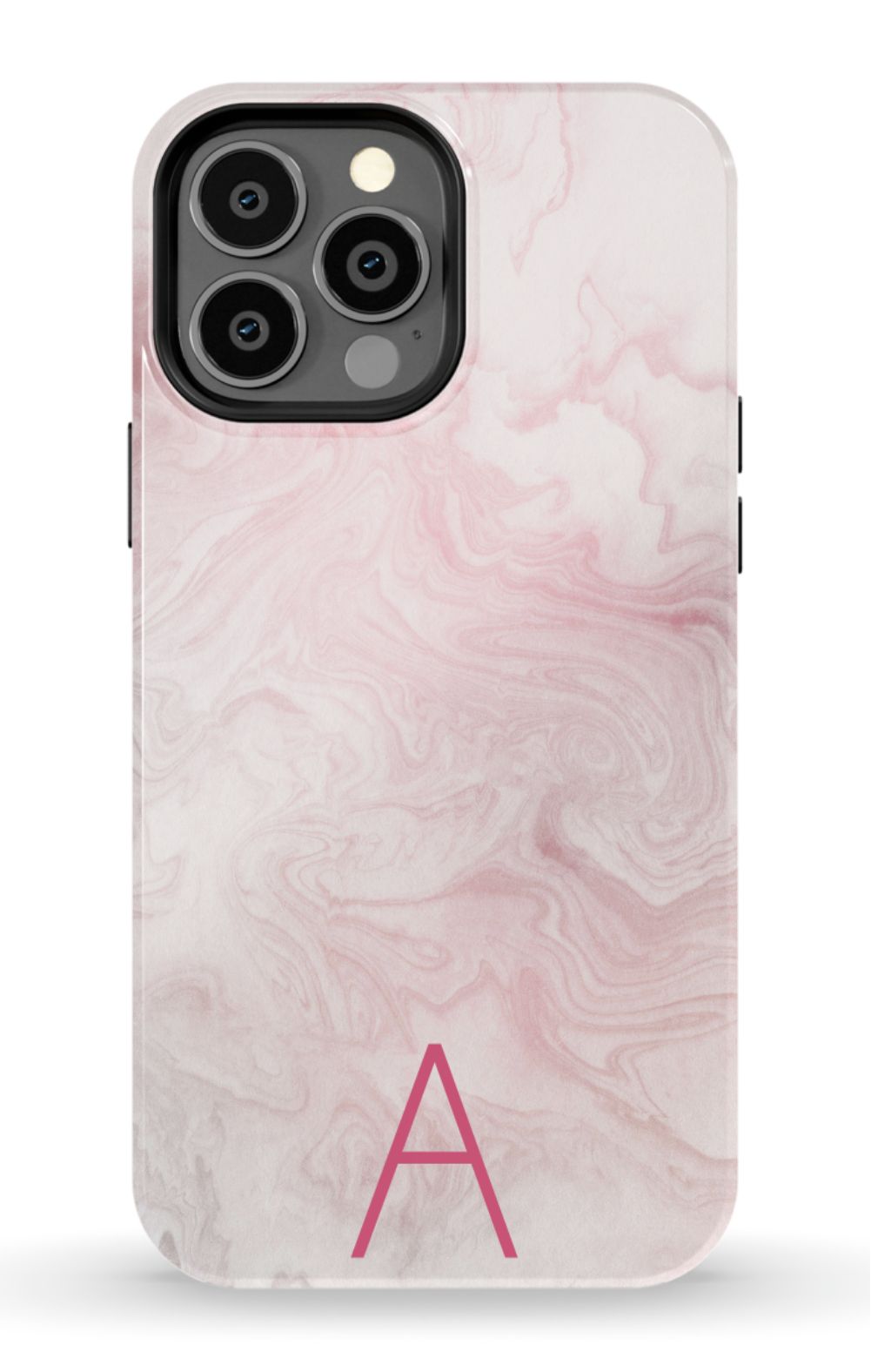 Pink Waves Monogram Phone Case