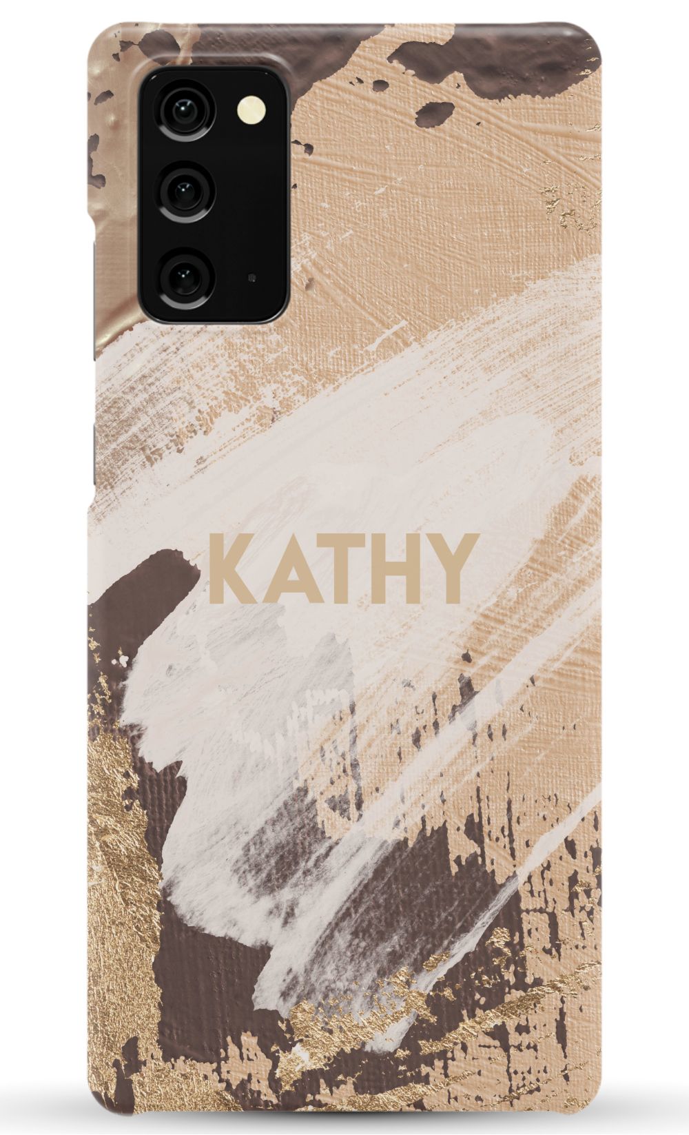Personalized Beige Paint Phone Case