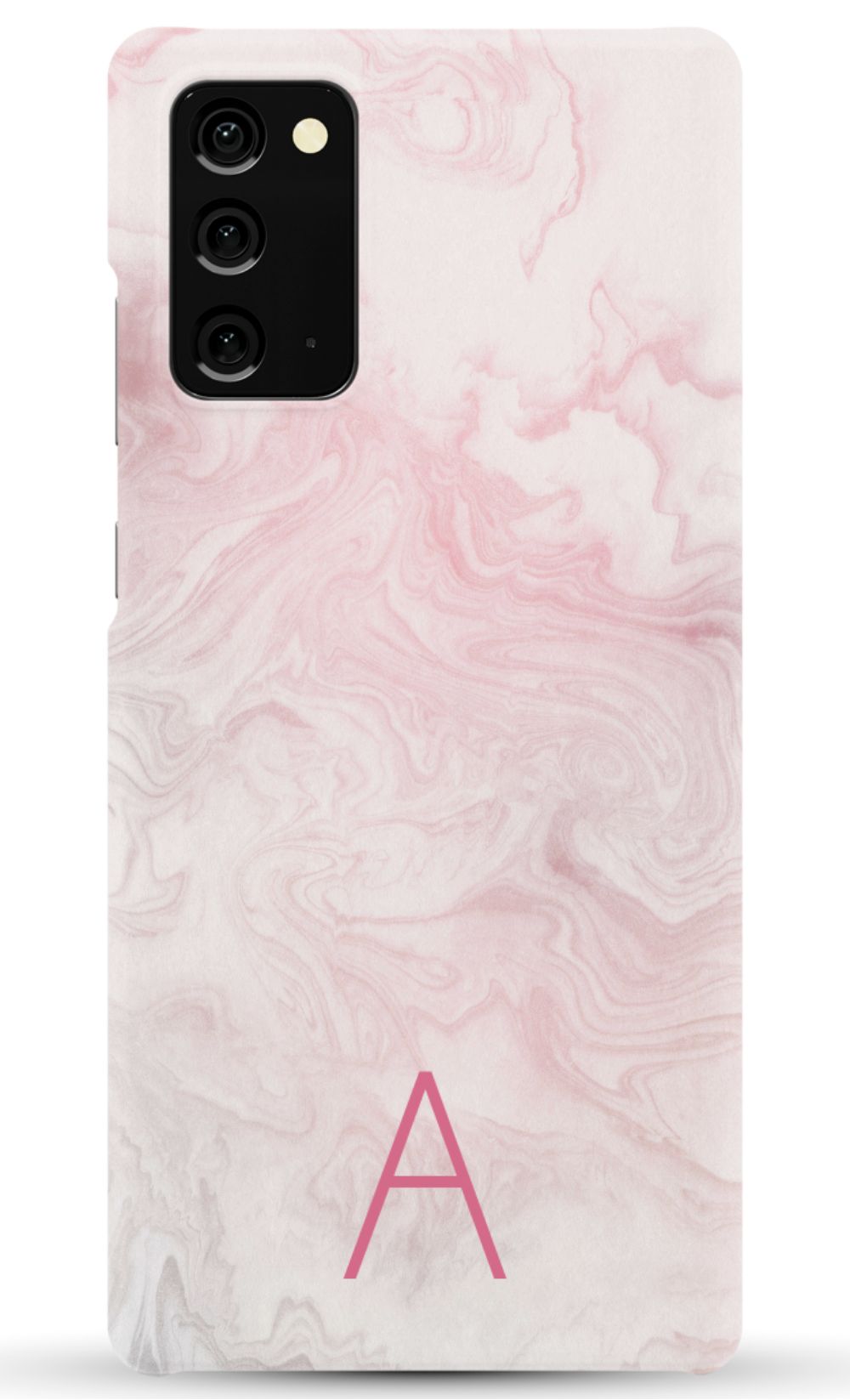 Pink Waves Monogram Phone Case