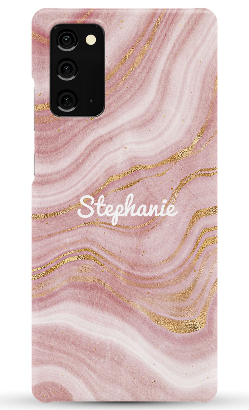 Personalized Pink Gold Emerald Phone Case