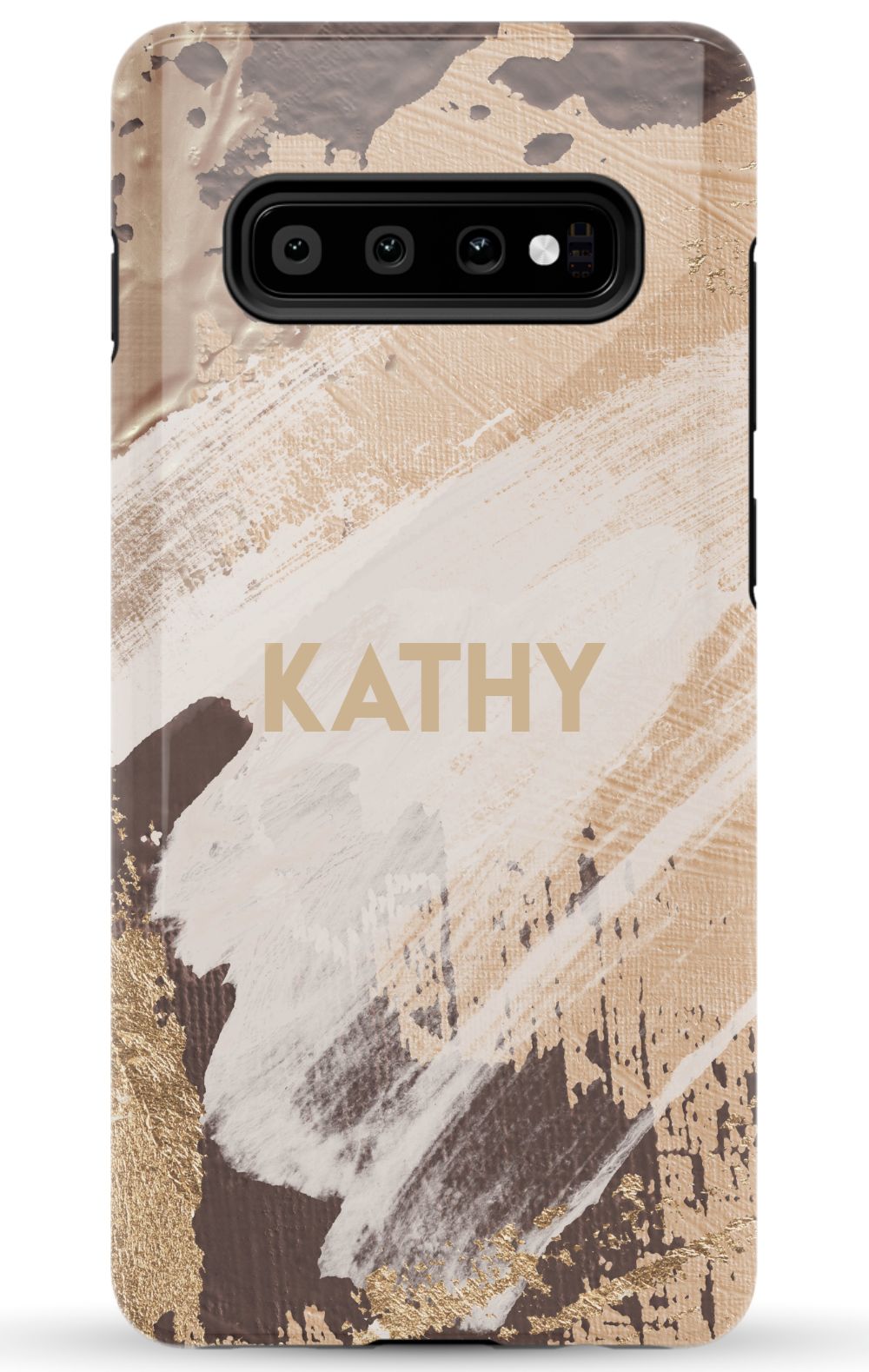 Personalized Beige Paint Phone Case