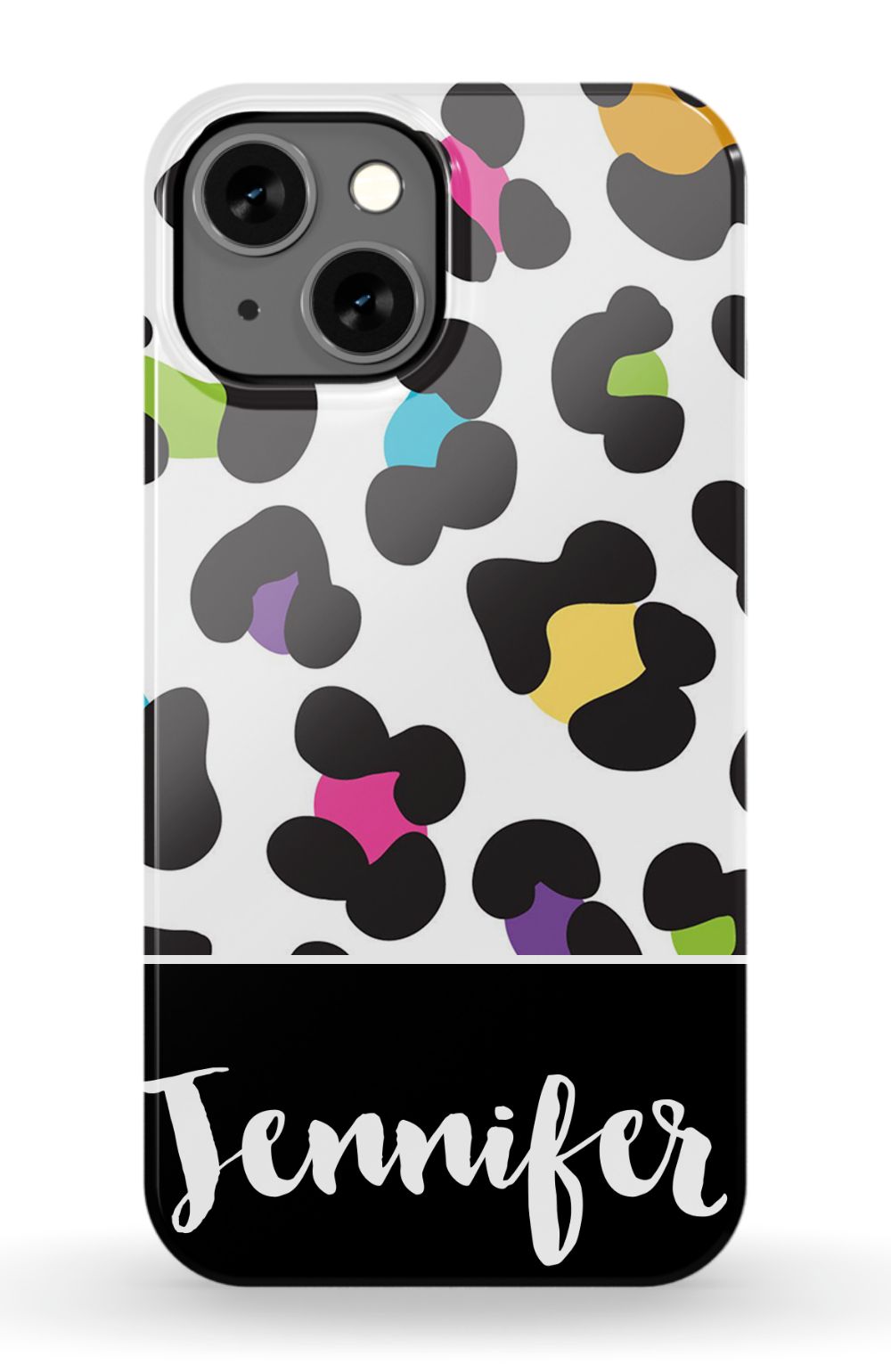 Personalized Colorful Leopard Phone Case
